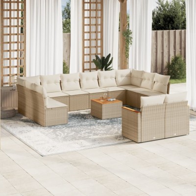 Sofa set with cushions, 13...