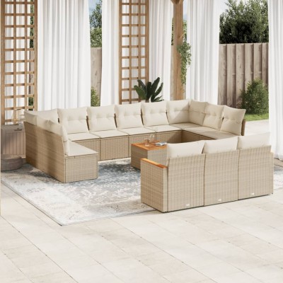 Garden set with cushions,...