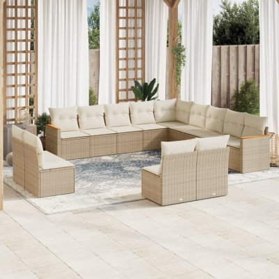 Sofa set with cushions, 13...