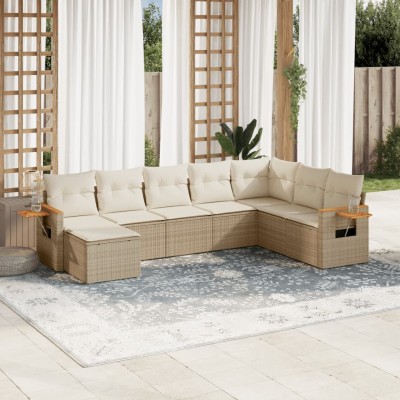 Sofa set with cushions, 8...