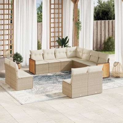 Garden set with cushions,...