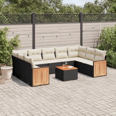 Garden set with cushions,...