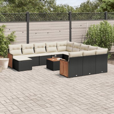 Sofa set with cushions, 13...