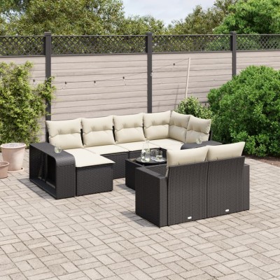 Garden set with cushions,...