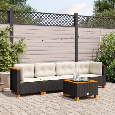 Garden set with cushions, 5...