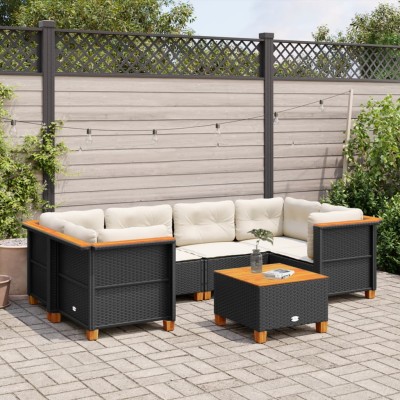 Sofa set with cushions, 7...