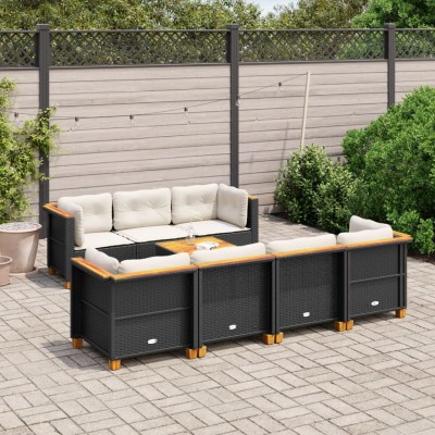 Sofa set with cushions, 8...