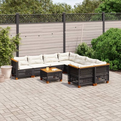 Garden set with cushions, 9...