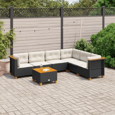Sofa set with cushions, 7...