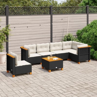 Sofa set with cushions, 7...