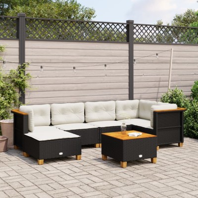 Sofa set with cushions, 7...