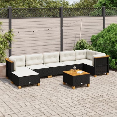 Sofa set with cushions, 8...