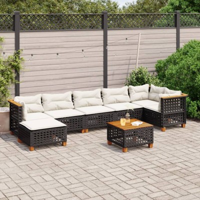 Sofa set with cushions, 8...