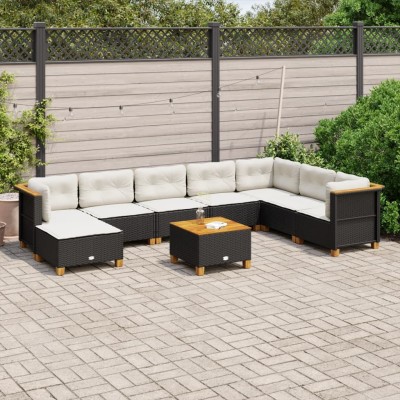 Garden set with cushions, 9...