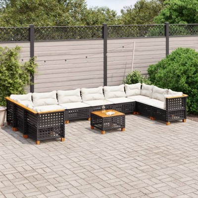 Garden set with cushions,...