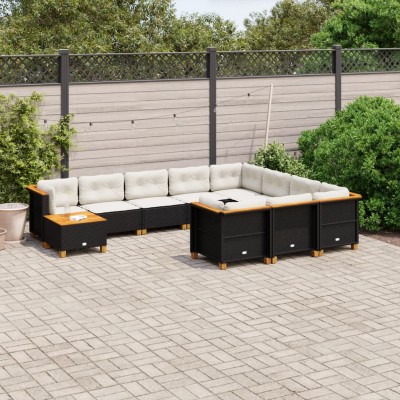 Garden set with cushions,...