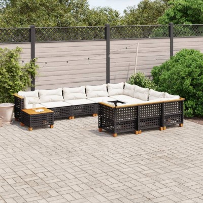 Garden set with cushions,...