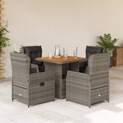 Garden set with cushions, 5...