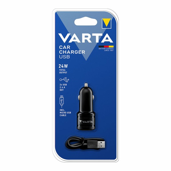 Automobilinis įkroviklis Varta -57931 USB 2.0 x 2