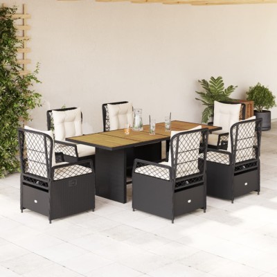Garden set with cushions, 7...