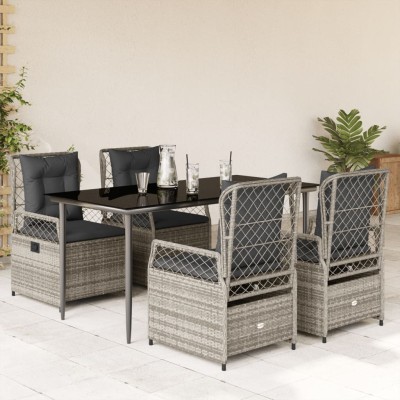 Garden set with cushions, 5...