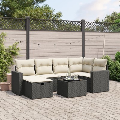 Sofa set with cushions, 7...