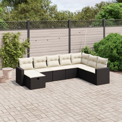 Sofa set with cushions, 8...