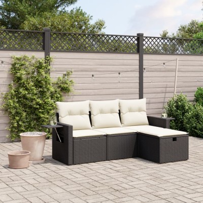 Garden set with cushions, 4...