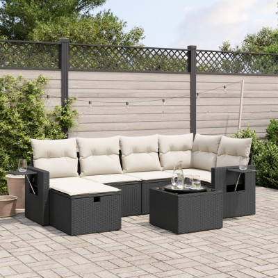Sofa set with cushions, 7...
