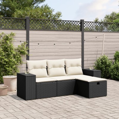 Garden set with cushions, 4...
