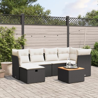 Sofa set with cushions, 7...