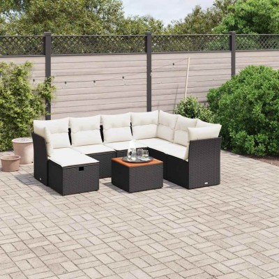 Sofa set with cushions, 8...