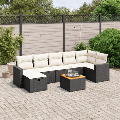 Sofa set with cushions, 8...