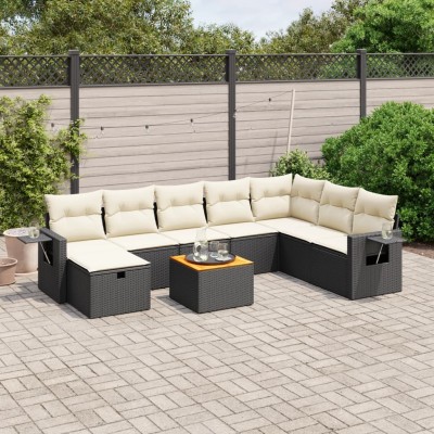 Garden set with cushions, 9...