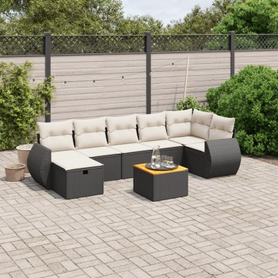 Sofa set with cushions, 8...