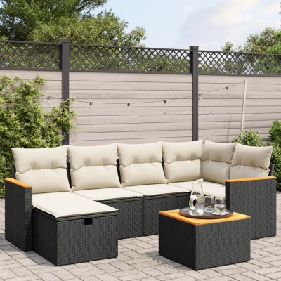 Sofa set with cushions, 7...