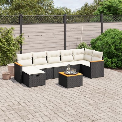Sofa set with cushions, 8...