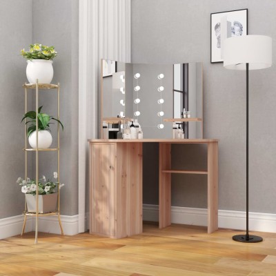 Corner vanity table with...