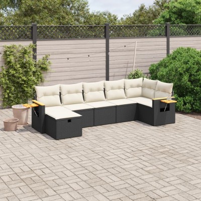 Sofa set with cushions, 7...