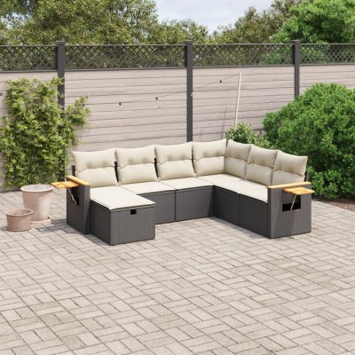 Sofa set with cushions, 7...