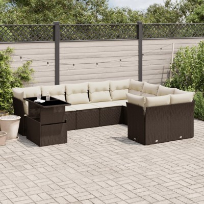 Garden set with cushions,...