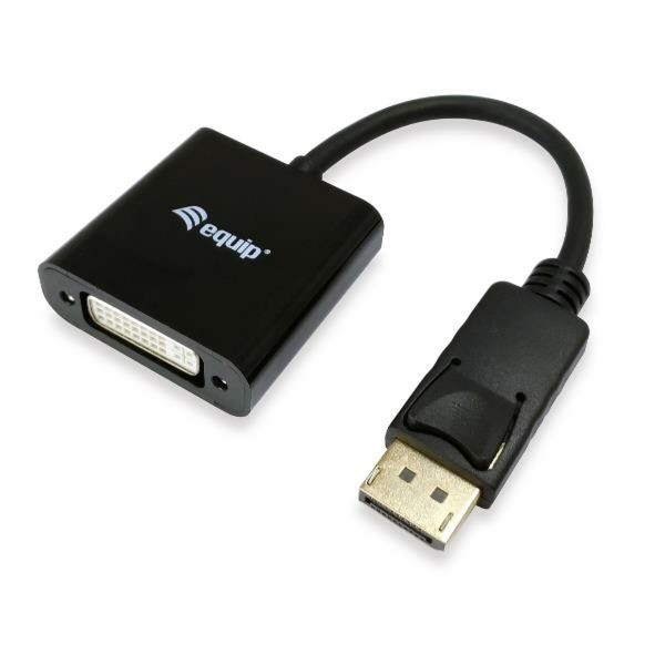 Display Port - HDMI/VGA adapteris Equip 133431 Juoda 20 cm