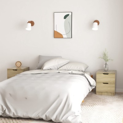 Nightstands, 2 pcs., oak,...