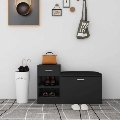 Shoe bench, black,...