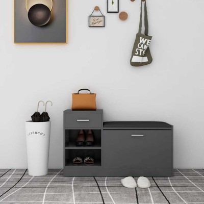 Shoe bench, gray,...