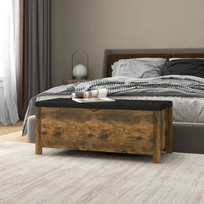 Storage box with cushion,...