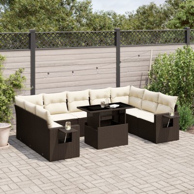 Garden set with cushions,...