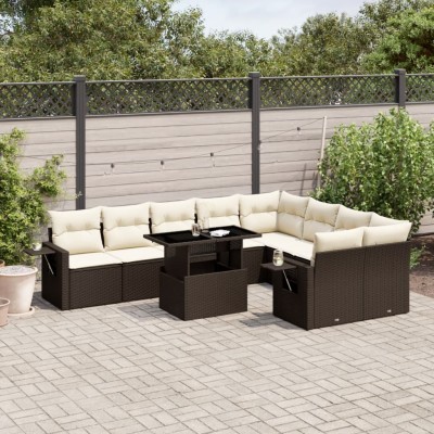 Garden set with cushions,...