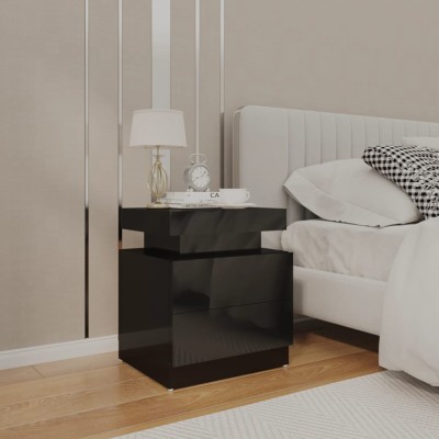 Nightstand, black,...