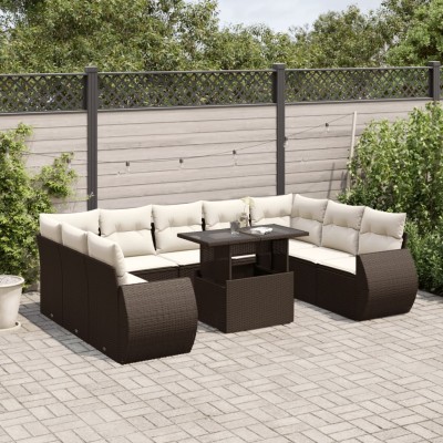 Garden set with cushions,...